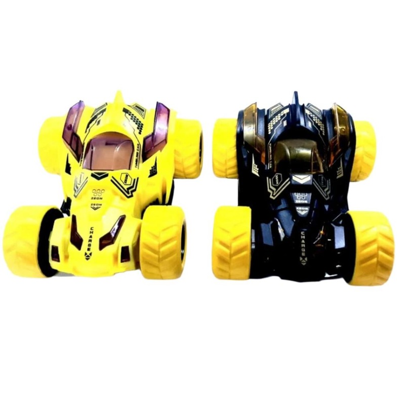 Techno Toys Push and Go Stunt Racing Toy Car (Pack of 2 )